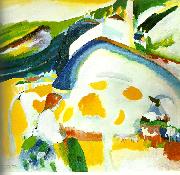 Wassily Kandinsky the cow. oil